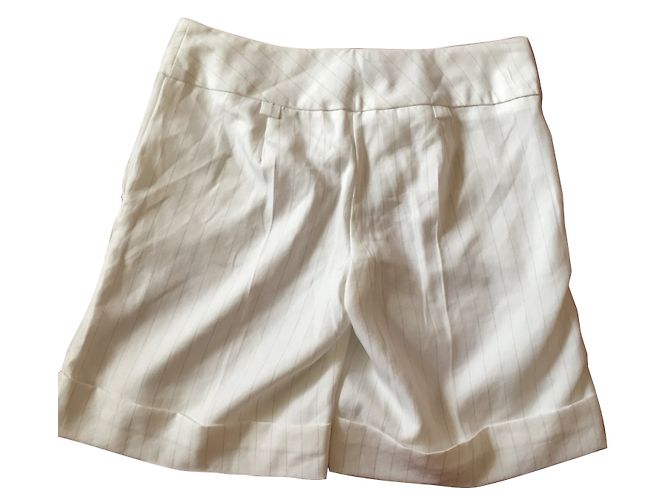 Pantaloncini bianchi in cotone Sinéquanone Taglia 36 Bianco - vista 2