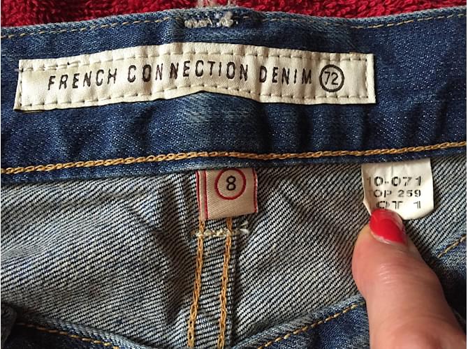 Vaqueros de denim azul French Connection - vista 3