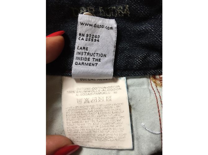 Vaqueros Diesel Charone Azules Denim Talla 38 - vista 5