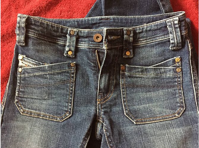 Vaqueros Diesel Keate en denim azul - vista 3