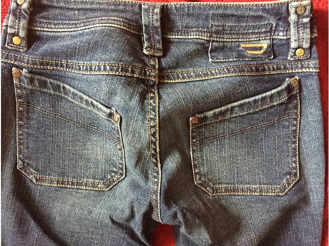 Vaqueros Diesel Keate en denim azul - vista 4