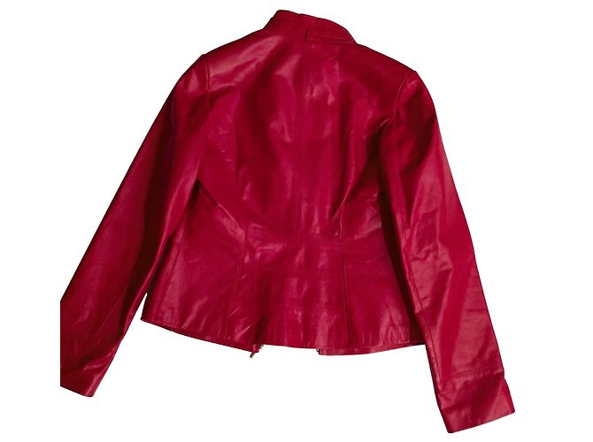 Autre Marque Giovanni Lederjacke Rot - Ansicht 2