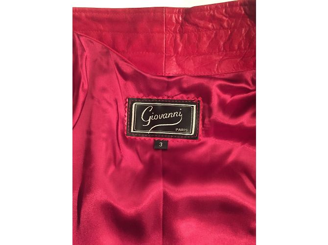 Autre Marque Giovanni Lederjacke Rot - Ansicht 4