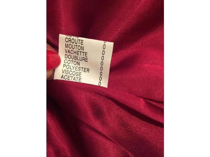Autre Marque Giovanni Lederjacke Rot - Ansicht 6