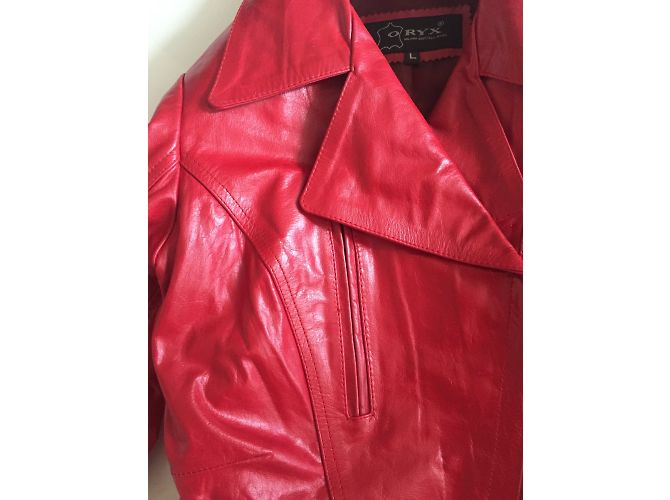 Autre Marque Oryx Lederjacke rot - Ansicht 2