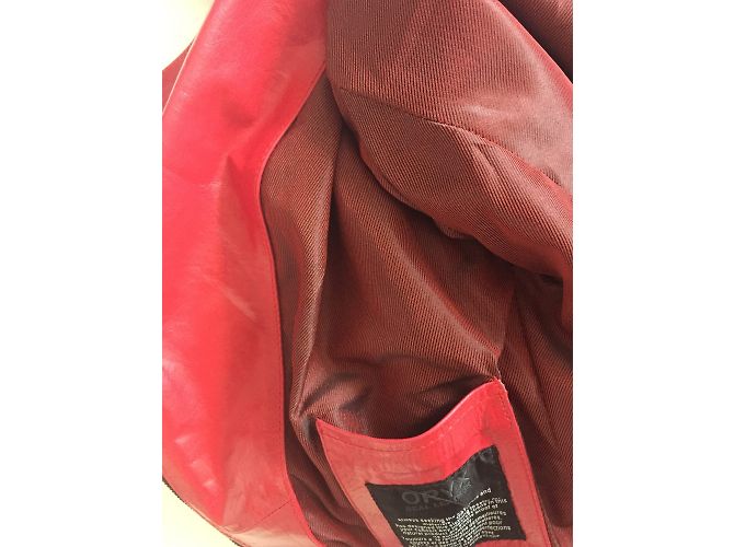 Autre Marque Oryx Lederjacke rot - Ansicht 3