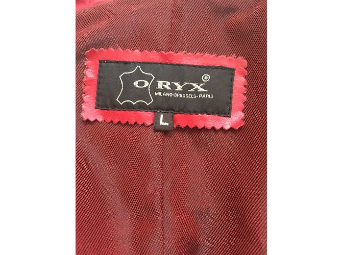 Autre Marque Oryx Lederjacke rot - Ansicht 4