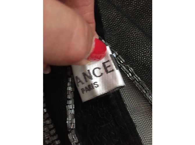 Autre Marque Nuancel Schwarzes Kleid mit Strass Größe 36 - Ansicht 5