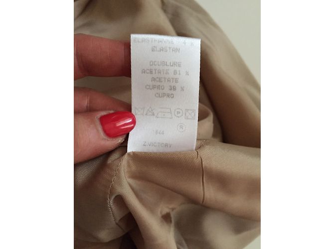 Tara Jarmon Jacke beige aus Viskose Größe 38 - Ansicht 6