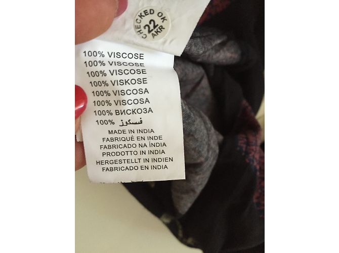 Top Desigual in cotone multicolore XS - vista 6