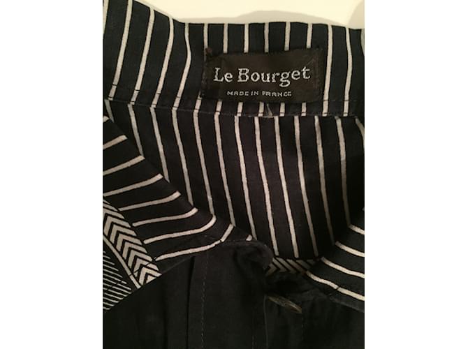 Autre Marque Camicia Le Bourget Nera in Cotone Nero - vista 3
