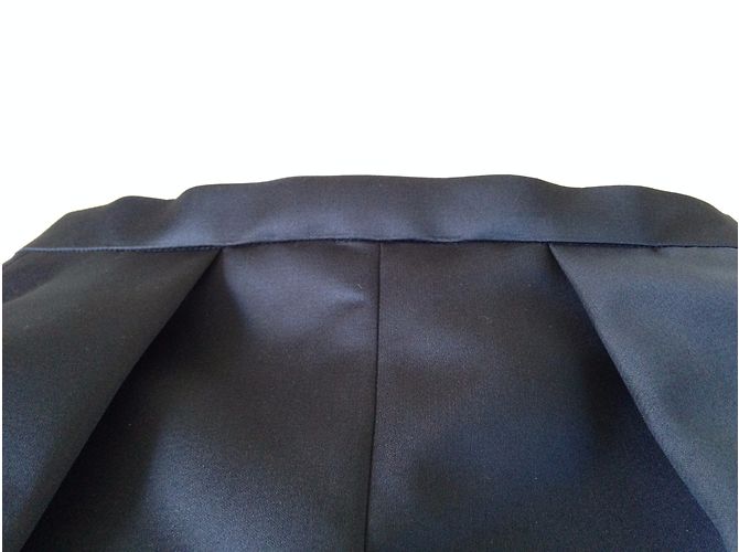 Carven Shorts aus blauem Satin - Ansicht 5