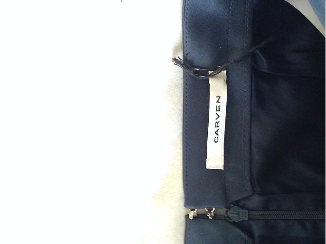 Carven Shorts aus blauem Satin - Ansicht 6