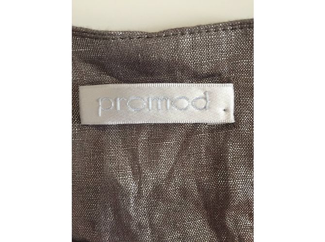 Autre Marque Promod Jacke Braun Metallic Größe 36 Metallisch - Ansicht 5