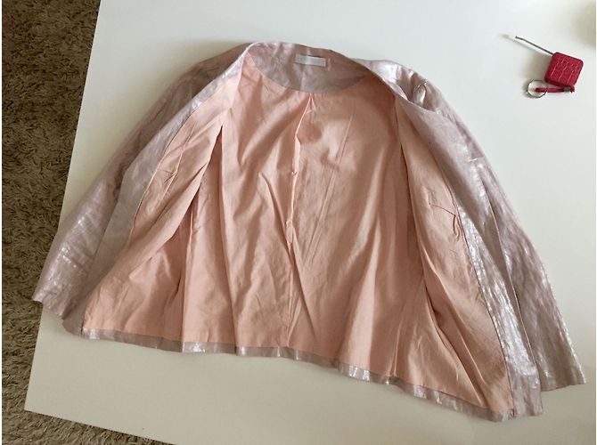 Autre Marque Promod Jacke in Metallic Pink Größe 36 Metallisch - Ansicht 3