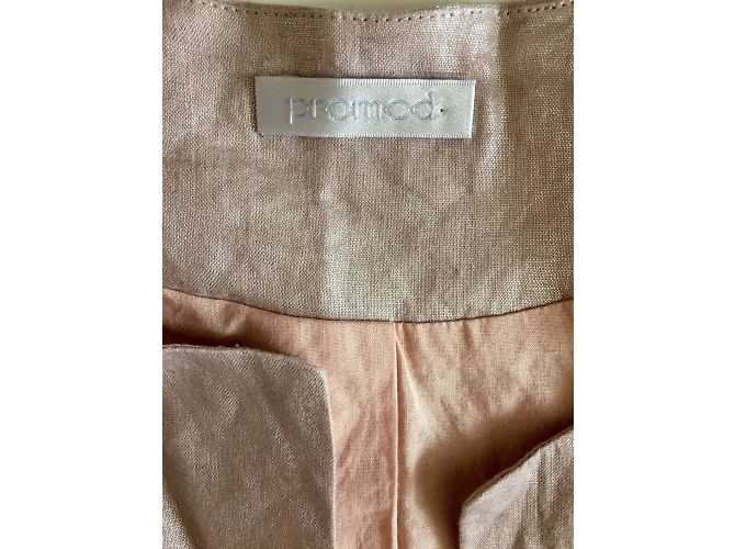 Autre Marque Promod Jacke in Metallic Pink Größe 36 Metallisch - Ansicht 4