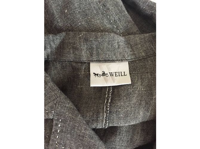 Weill Leinenkleid Mehrfarbig Größe 38 Mehrfarben - Ansicht 3