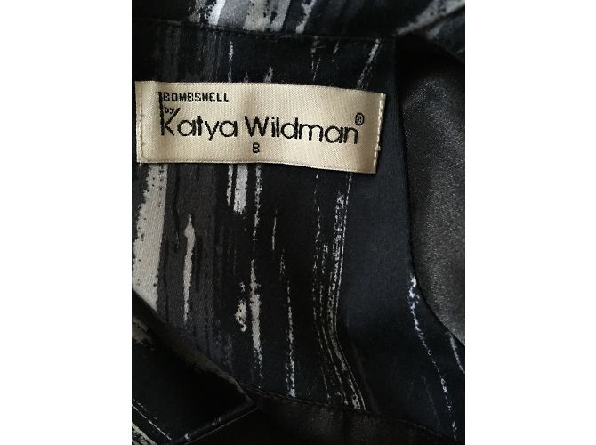 Autre Marque Vestido Katya Wildman de algodón mangas tres cuartos Multicolor - vista 6