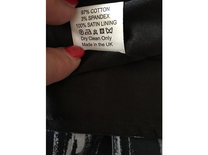 Autre Marque Vestido Katya Wildman de algodón mangas tres cuartos Multicolor - vista 7