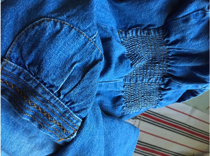 Autre Marque Camicia in denim stretch blu 36/38 - vista 6