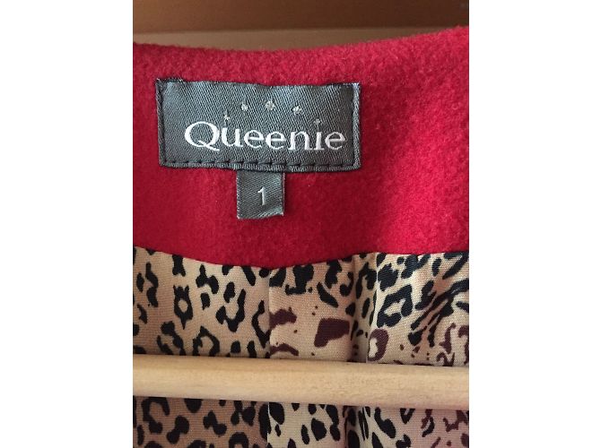 Autre Marque Abrigo rojo Queenie Roja - vista 3