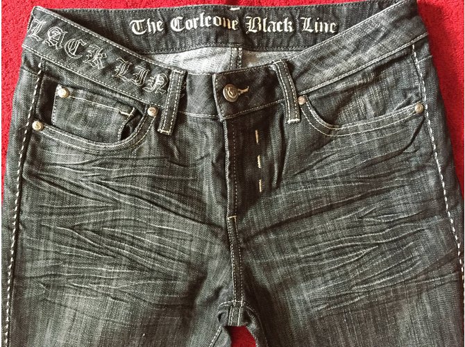 Corleone Pantalones Negro - vista 3