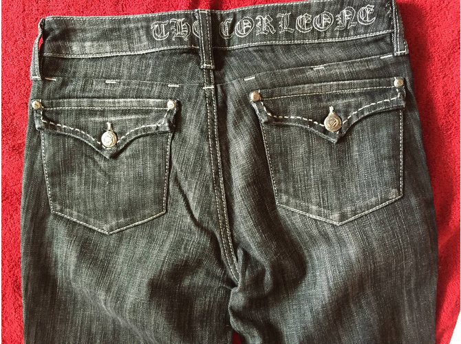 Corleone Pantalones Negro - vista 4