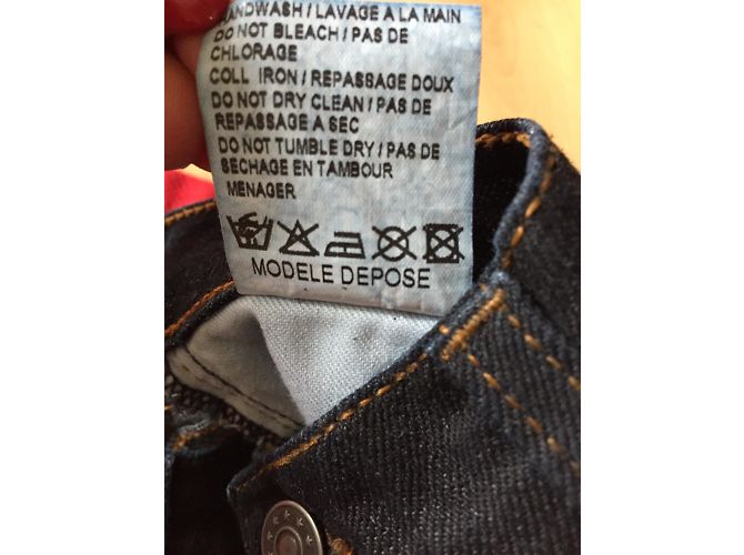 Vaqueros La petite française de denim negro stretch 40 - vista 5