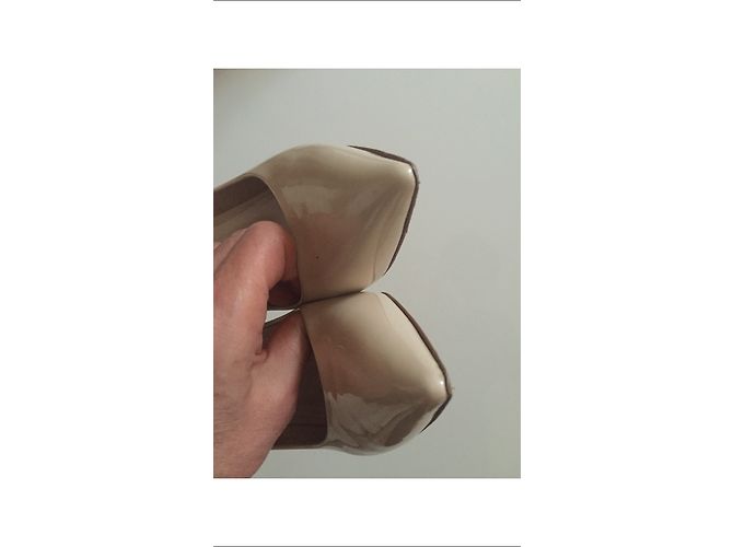 Casadei Pumps Lackleder Beige Größe 37 - Ansicht 5