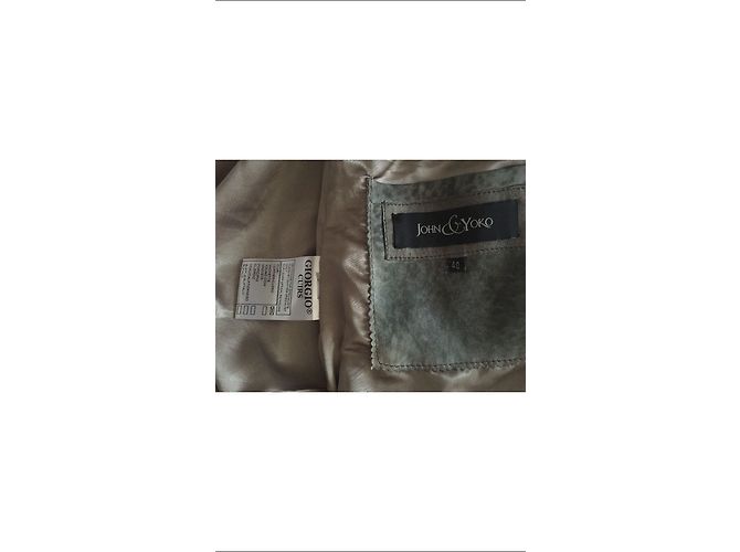 Giorgio Lederjacke Perfecto Grün - Ansicht 6