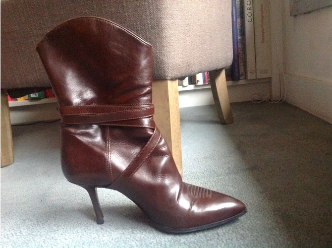 Rodolphe Menudier Botines Chocolate - vista 10