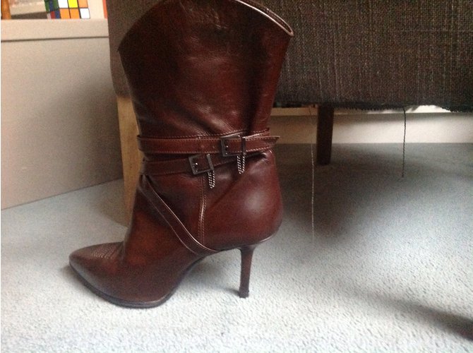 Rodolphe Menudier Botines Chocolate - vista 6