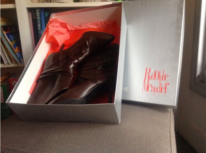Rodolphe Menudier Botines Chocolate - vista 7