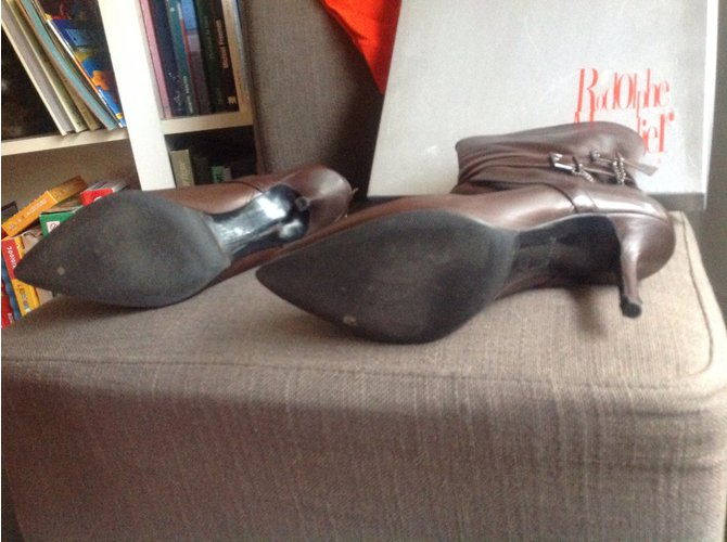 Rodolphe Menudier Botines Chocolate - vista 9