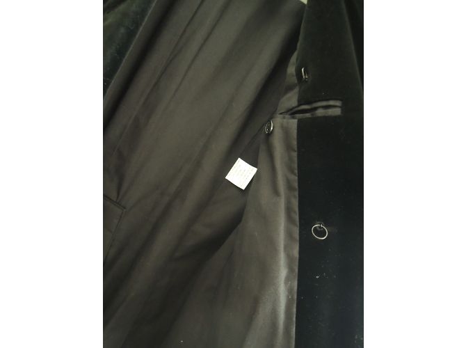 Véronique Branquinho Gabardina de cuero Negro - vista 13