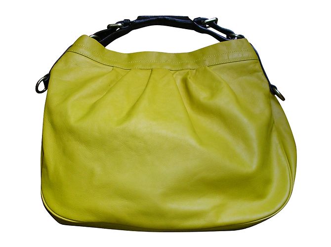 Borsa Mulberry in pelle gialla Giallo - vista 2