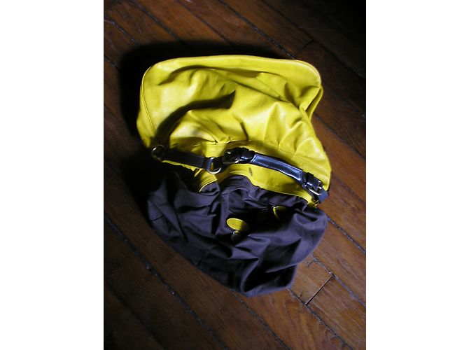 Borsa Mulberry in pelle gialla Giallo - vista 5
