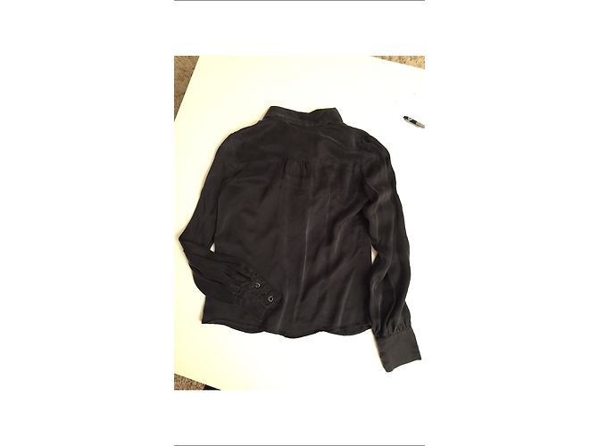 Sinéquanone Seidenbluse Schwarz Größe 38 - Ansicht 2