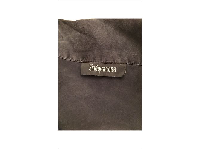 Sinéquanone Seidenbluse Schwarz Größe 38 - Ansicht 5