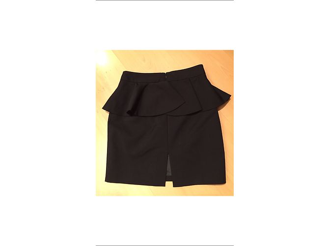 Autre Marque Gonna corta nera Forever 21 in cotone stretch S Nero - vista 2