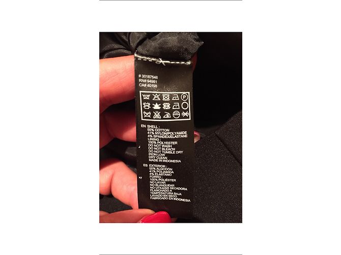 Autre Marque Gonna corta nera Forever 21 in cotone stretch S Nero - vista 5
