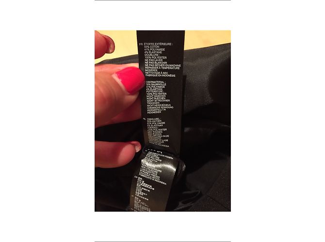 Autre Marque Gonna corta nera Forever 21 in cotone stretch S Nero - vista 6