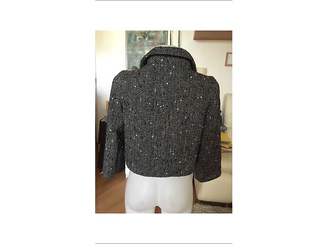 Sinéquanone Wolljacke Größe 38/40 Mehrfarben - Ansicht 2