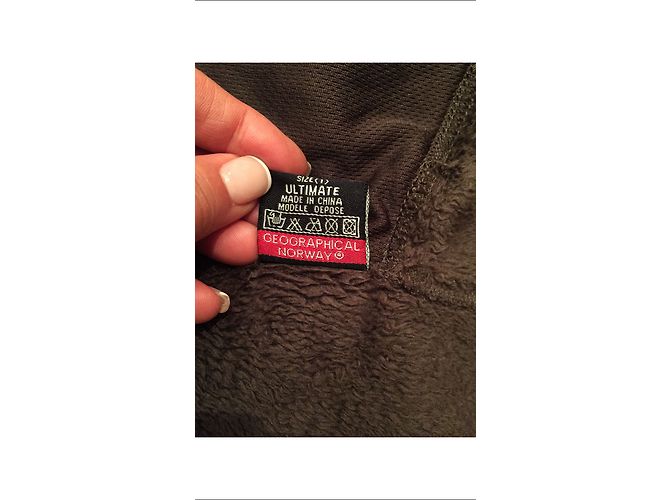 Autre Marque Geographical Norway Weste Braun mit Reißverschluss Größe 36/38 - Ansicht 7