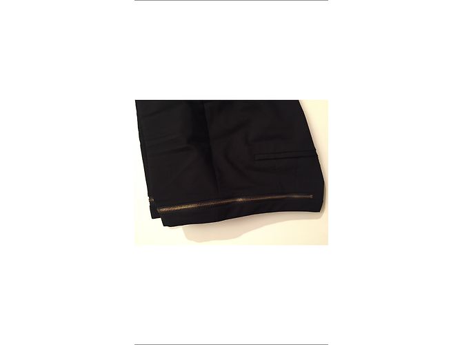 Zara Hose schwarz mit Reißverschluss an der Taille - Ansicht 6