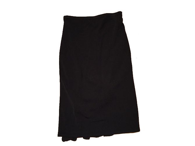Autre Marque Falda negra Sparkle de viscosa Talla 36/38 Negro - vista 2