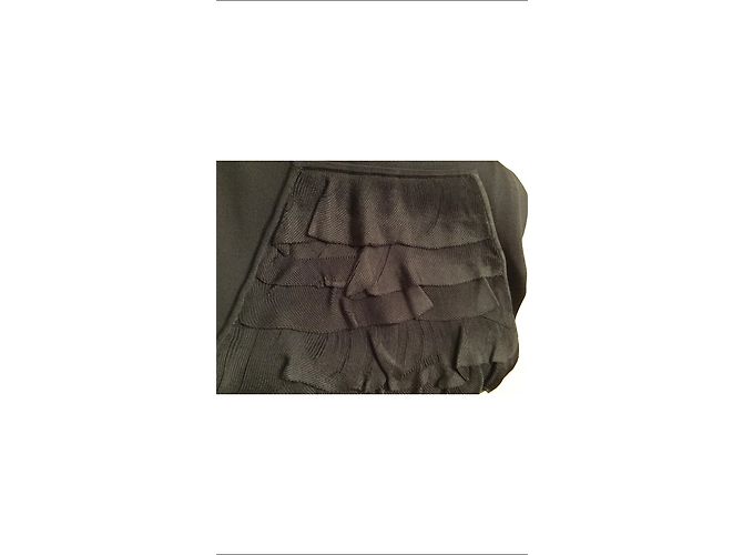 Autre Marque Falda negra Sparkle de viscosa Talla 36/38 Negro - vista 3