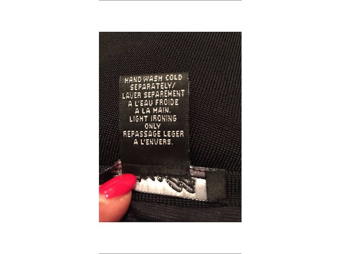 Autre Marque Falda negra Sparkle de viscosa Talla 36/38 Negro - vista 5