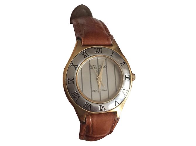 Autre Marque Willer Poclet Plate Round Dial Uhr Gold Stahl Golden - Ansicht 2