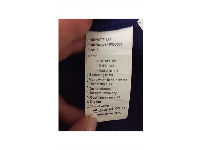 Autre Marque Forever 21 Kleid Lila Stretch Größe 38 - Ansicht 5